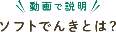 ソフトでんきとは？